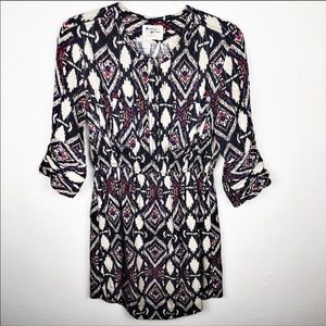 Anthropologie Holding horses sheath shirt dress
